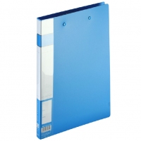齐心(Comix)  A605 文件夹 资料夹 双强力夹 A4 蓝色