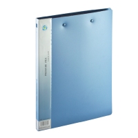 齐心(Comix) AB151A-W 超坚固文件夹 资料夹 双强力夹 A4 蓝色