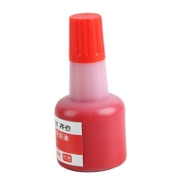 齐心(Comix)  B3713 快干清洁 印泥油 印油 40ml 红色