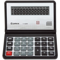 齐心(Comix) C-600 学生办公语音计算器 红色