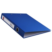 得力(deli) DL5454 纸板文件夹 硬纸板A4文件夹 双强力夹（蓝色）