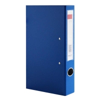 得力(deli) DL5454 纸板文件夹 硬纸板A4文件夹 双强力夹（蓝色）