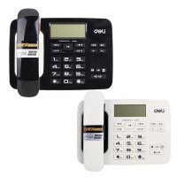 得力(deli) NO.794 坐式固定电话机家用坐机办公室座式有线座机单机来电...