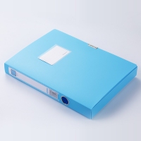 齐心(Comix) AD35 档案盒(欢颜)35mm A4 蓝色