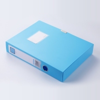 齐心(Comix) AD55 档案盒(欢颜)55mm A4 蓝色