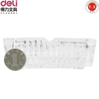 得力(deli) No.9579 玻璃烟灰缸（透明）150x150mm