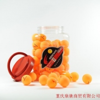 康驰(KangChi) KC3201筒装40+ABS材料黄乒乓球